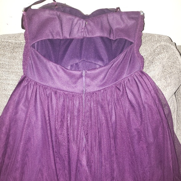 Junior size 7 purple homcoming dress - Picture 2 of 2